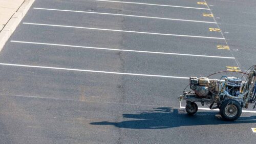Line Striping | New Jersey Asphalt Services | Royal Maintenance Group